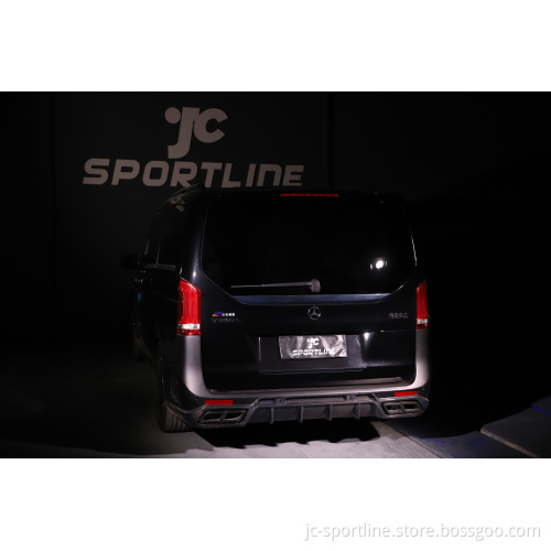 Carbon Fiber Rear Bumper for Mercedes-Benz Vito V220 V250 Van (2015-2019)